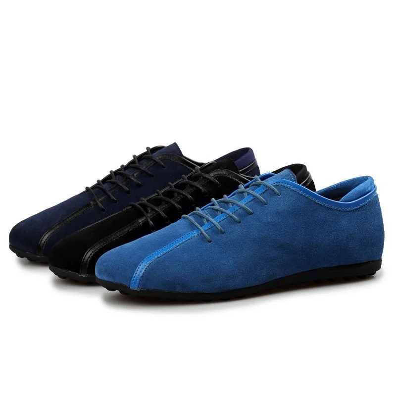 Осень 2017 г. Новинка Для мужчин из натуральной кожи прогулочная обувь напольная