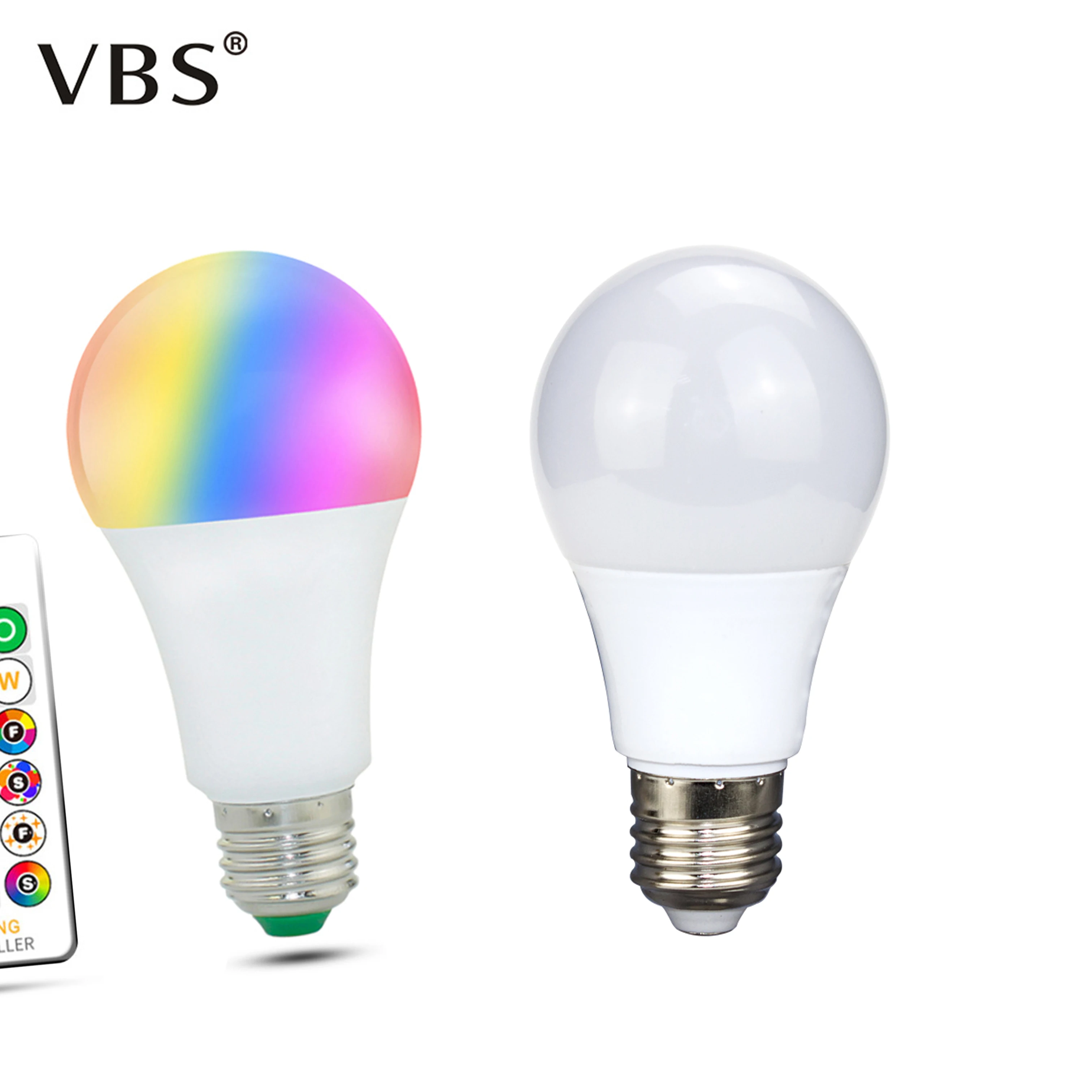 E27 Светодиодный светильник 5 Вт 10 15 белый ПВХ алюминий/белый и RGB ChangingMagic