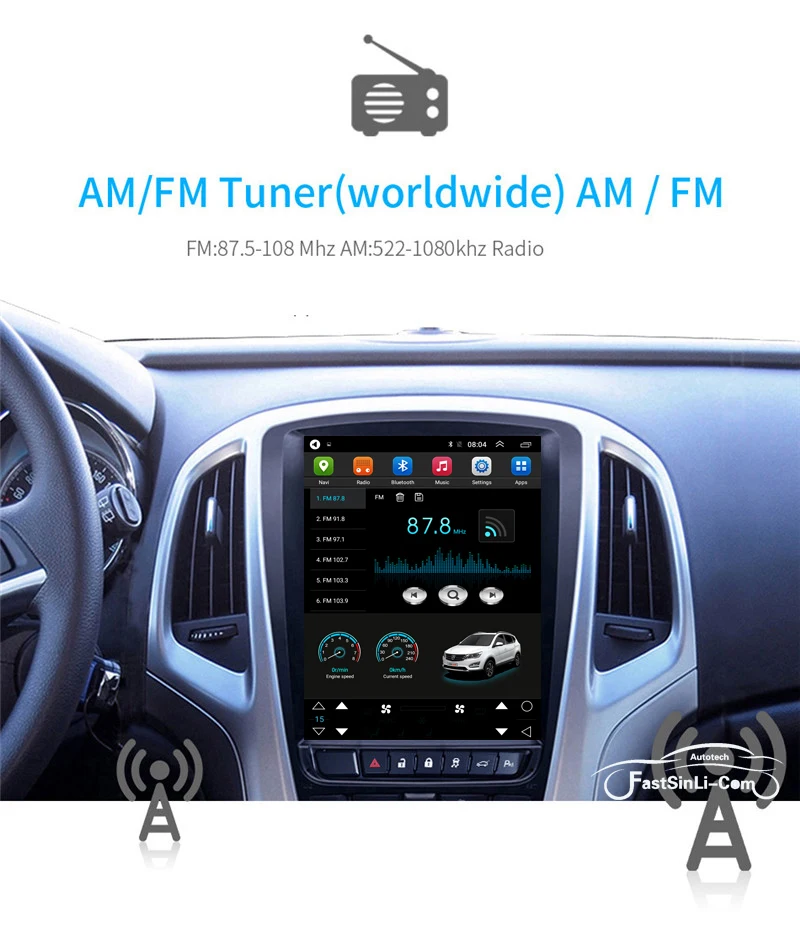 64 ГБ Автомобильный Android 8,1 мультимедийный плеер для Opel Astra J Vauxhall Astra Buick Verano gps вертикальный экран