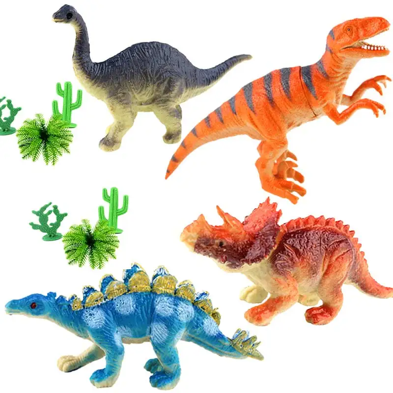 Мини-игрушка динозавр 12 шт. пластиковая Игрушечная модель динозавра Юрского