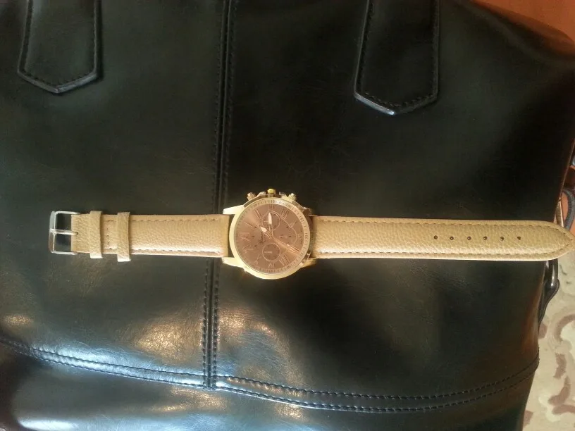 

2020 New Casual Quartz Watch Luxury Brand Gofuly Women Men Watches Leather Clock Fashion Hours Beige Gold Wristwatch Gofuly