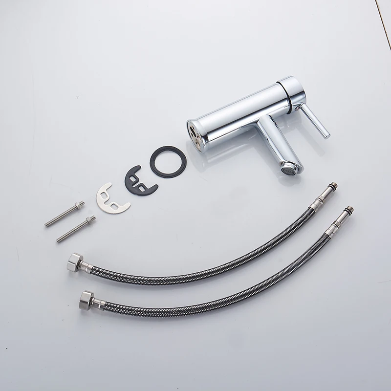 mini Stylish elegant Bathroom Basin Faucet Brass Vessel Sink Water Tap Mixer Chrome Finish | Faucets