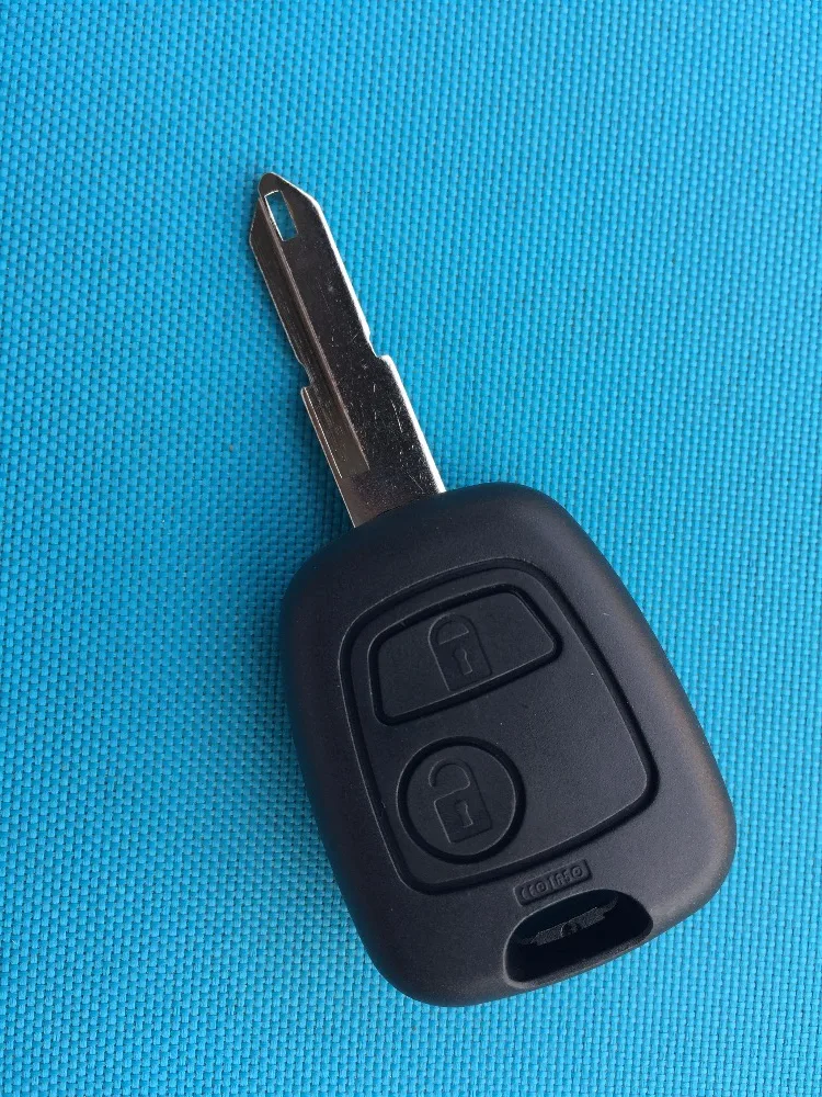 10 шт./лот Новый Сменный Ключ заготовка для Citroen C1 C2 C3 2 кнопки корпус