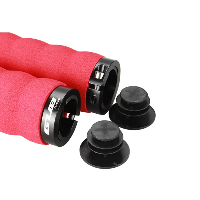 Ультралегкие велосипедные ручки GUB амортизирующие Нескользящие резиновые +