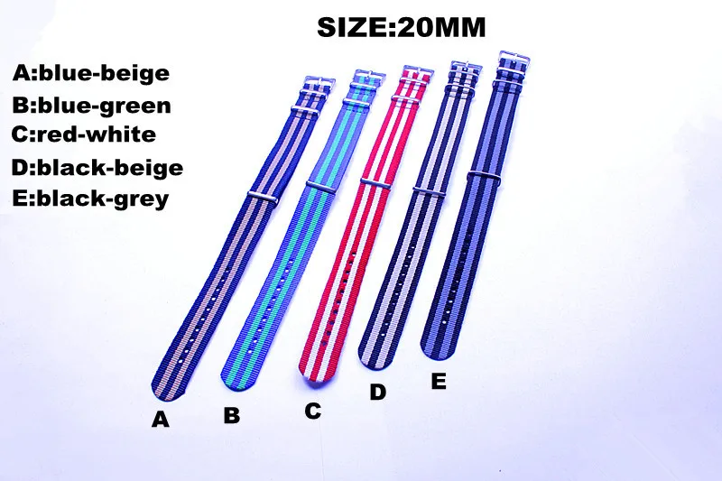 Горячая распродажа! 1 шт. водонепроницаемый нейлоновый ремешок для наручных