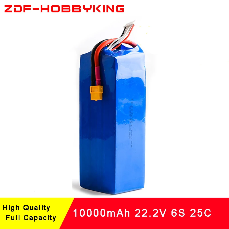 ZDF полная емкость 6S 22 2 V 10000mah 25C специальная батарея для модели самолета машина