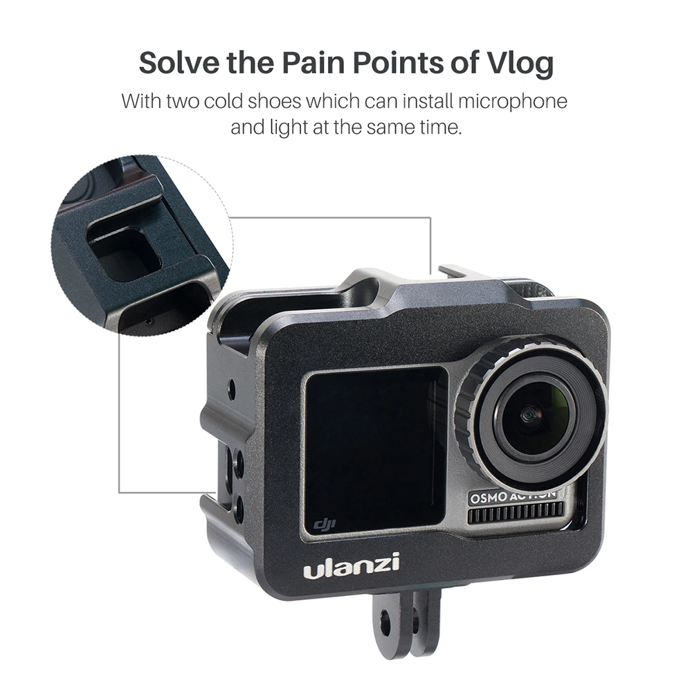 ULANZI OA-1 Алюминиевый металлический видео Крепление-сетка для DJI Osmo экшн-камеры Vlog