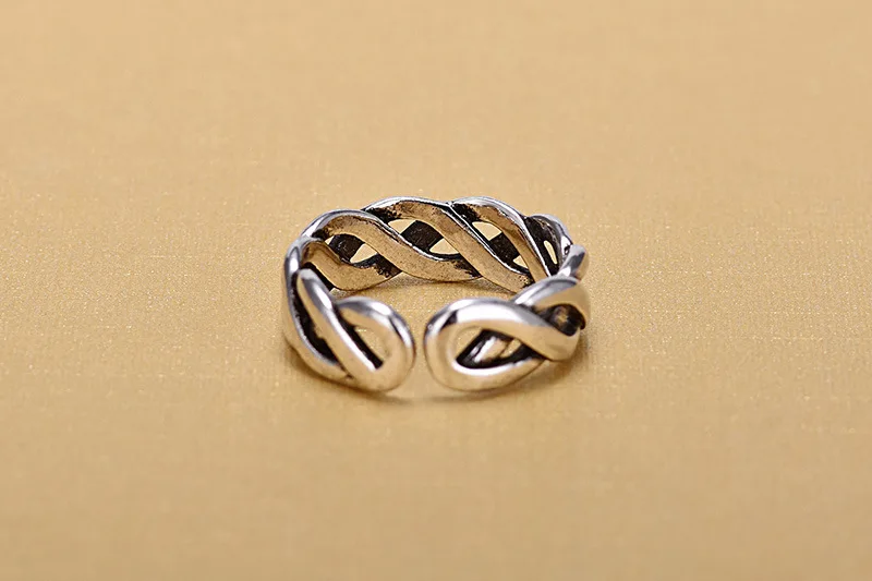 Женские серебряные открытые кольца 925 пробы оригинальные ручной работы из