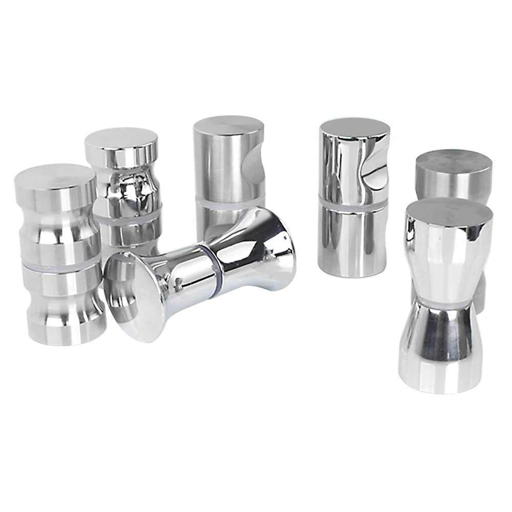 1 шт. ручка для стеклянной двери с одним отверстием из нержавеющей стали душа