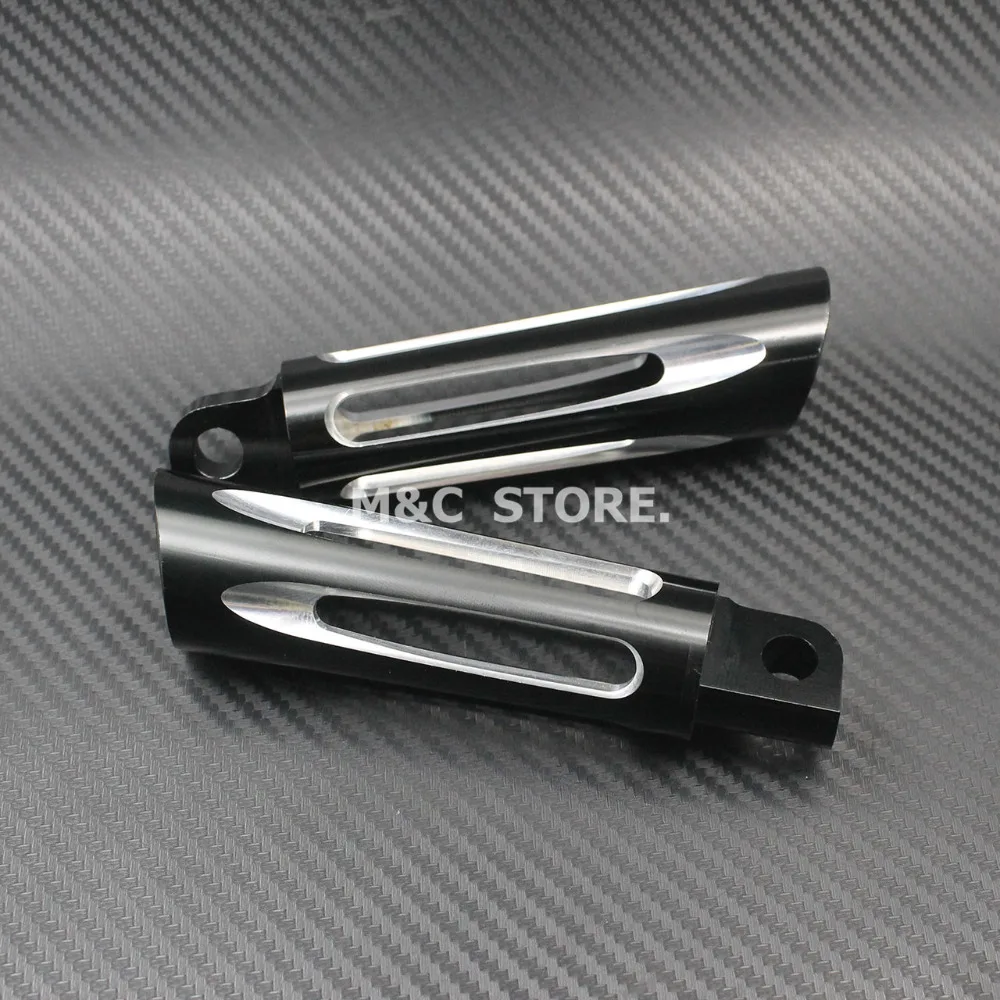 2x Алюминиевая Подставка для ног мотоцикла с ЧПУ подставка Harley Sportster XL Touring Custom Dyna