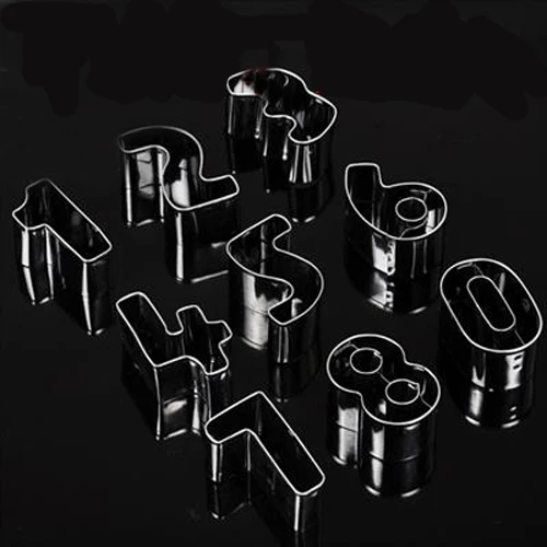 

Форма 9 цифр, форма для помадки, печенья, шоколада, печенья, торта, резак с коробочным инструментом