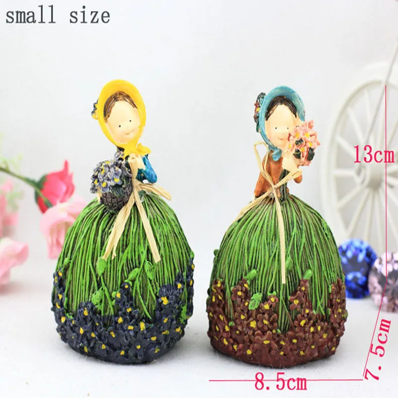 Статуэтки Феи лаванды из смолы статуэтки изделия ручной работы в пасторальном