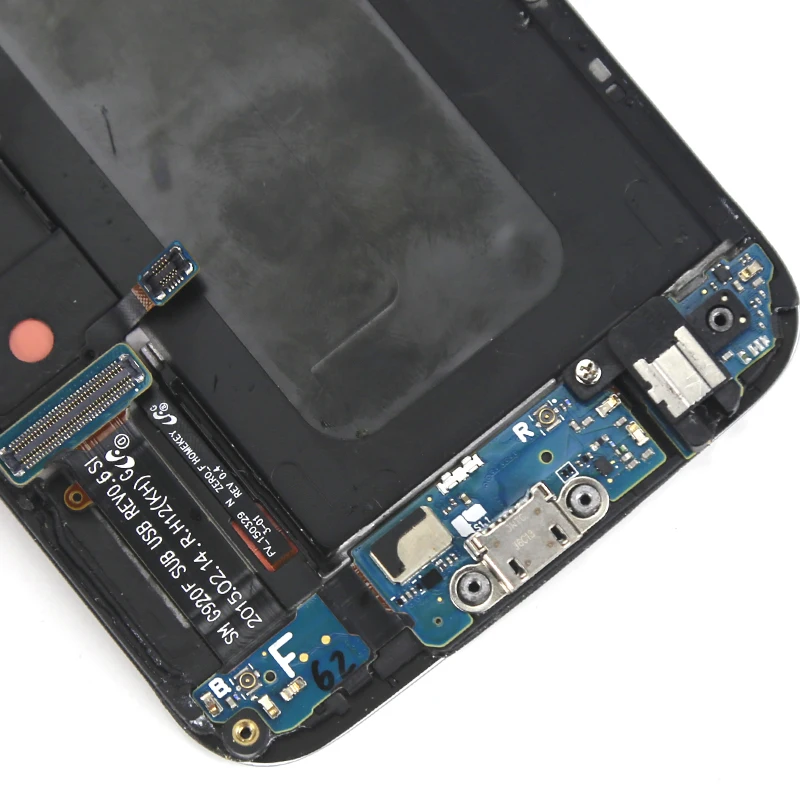 ЖК-дисплей класса для Samsung S6 с рамкой и дигитайзером сенсорного экрана в сборе G920F