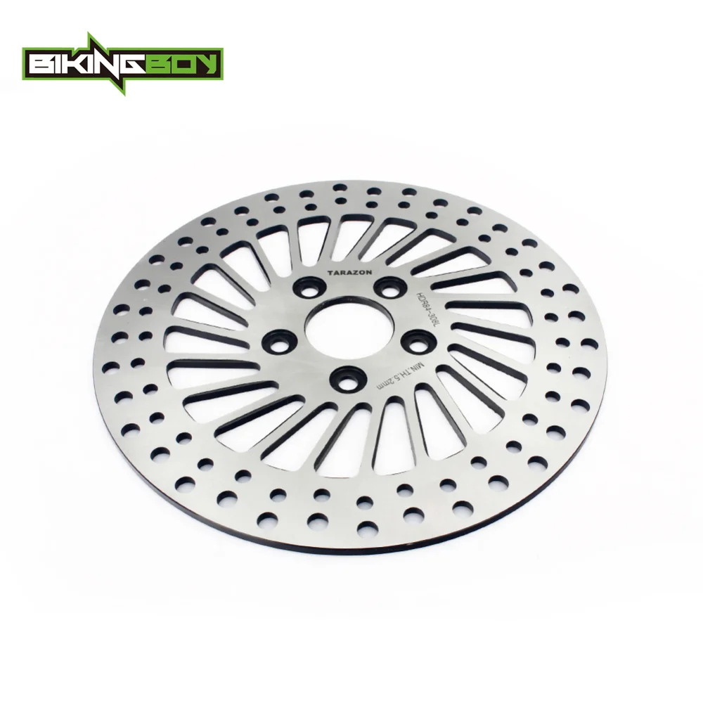 BIKINGBOY For Harley Sportster 883 1000 1100 1200 Dyna 1340 Super Glide / Low Rider Rear Brake Disc Disk Rotor | Автомобили и