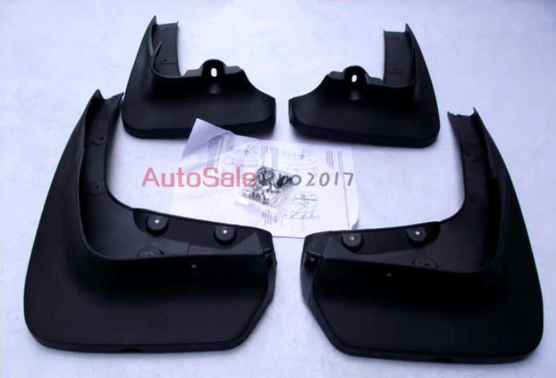 

Black plastic Full Set Molded Splash Guards Mud Flaps Cover 4pcs For BMW X6 E71 2009 2010 2012 2013 2014