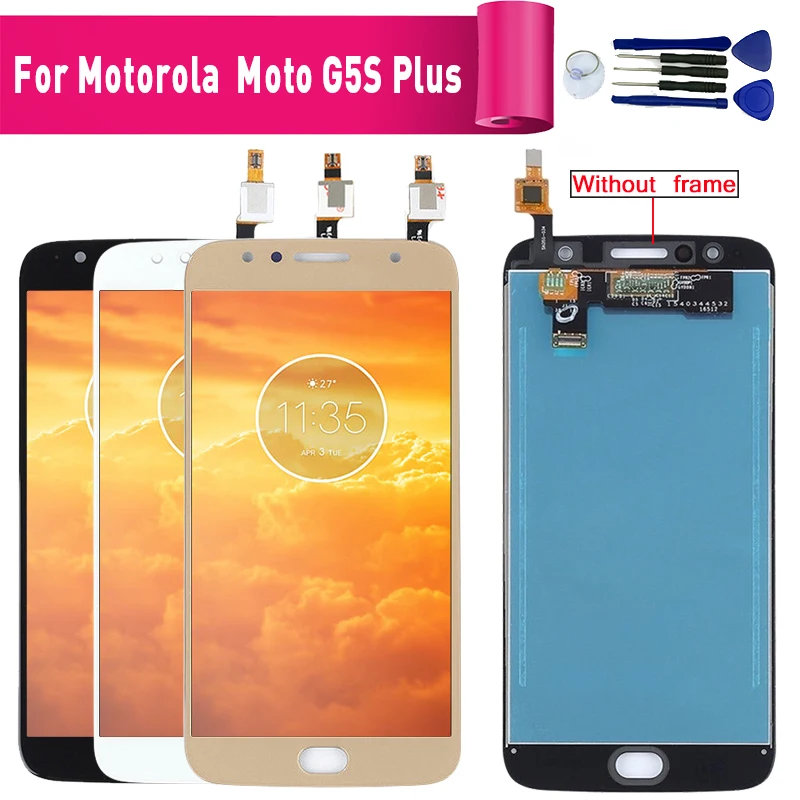 Оригинальный IPS ЖК дисплей для Motorola Moto G5S Plus сенсорный экран XT1802 XT1803 XT1805 XT1086 Замена