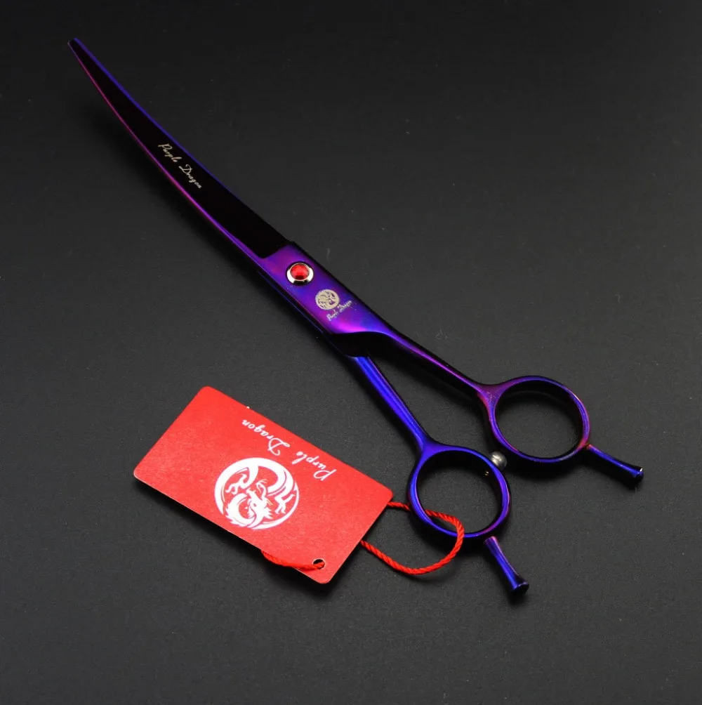 Professional 7.0 inch Premium Sharp Edge Dog PET GROOMING SCISSORS SHEARS Cutting+Curved+Thinning scissors+Steel comb | Красота и