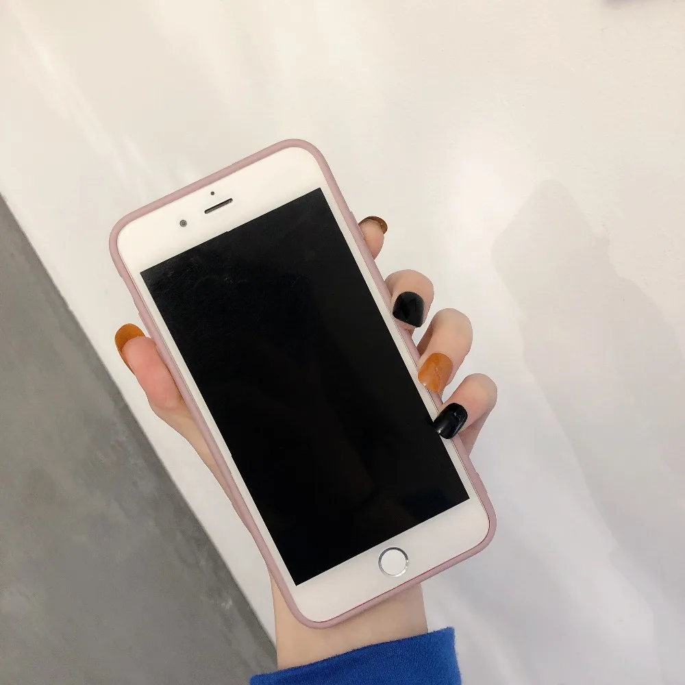 Оранжевый чехол для телефона из ТПУ с принтом iPhone 7 Силиконовый противоударный