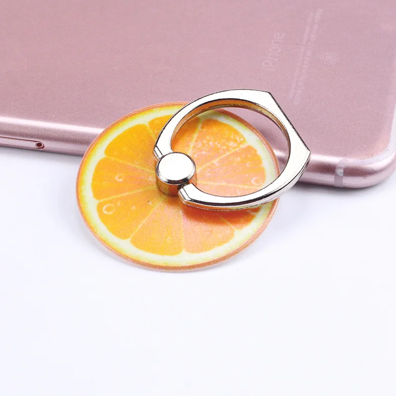 Чехол для xiaomi 4X с кольцом на палец и милыми фруктами вращается 360 градусов