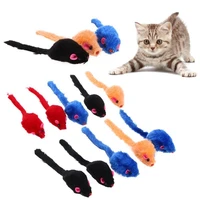 10pcslot mini colorful cat toys plush false mouse toys for cats kitten animal funny playing pet cat products cat supplies