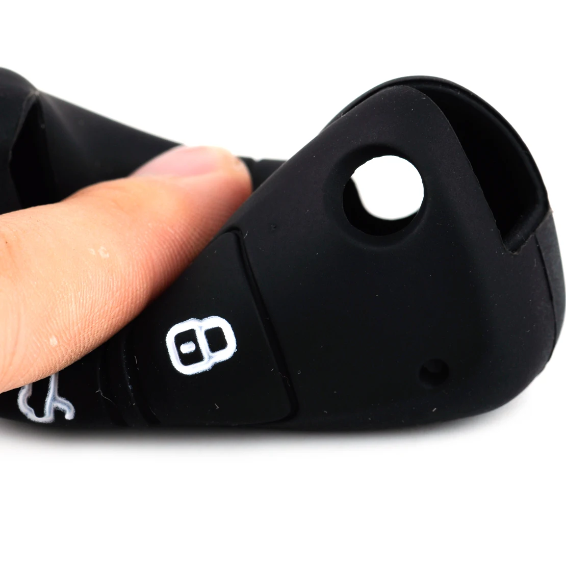Черный силиконовый чехол DWCX для Skoda Fabia Octavia Superb Seat VW Jetta Golf Passat Polo Caddy Bora|car key case