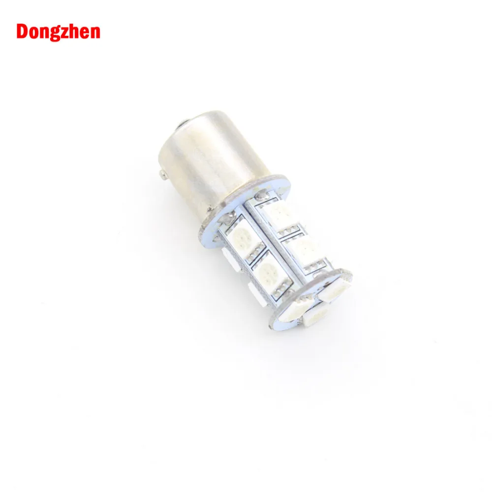 Dongzhen 1 шт 12В светодиодный автомобильный 1156 BA15S P21W 5050 13 SMD светильник белый сигнал