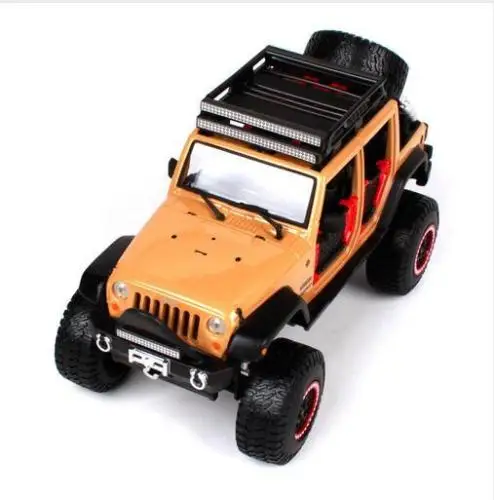 MAISTO 1:24 внедорожник короли 2015 JEEP WRANGLER неограниченная литая модель