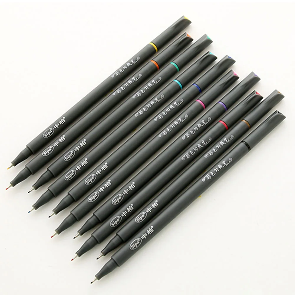 

Marker Pen Luxury Classical Line Pen Original Faddish 10 Pcs/pack 0.38mm Trendy