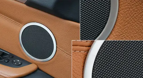 

Stainless Steel Chromium Styling Car Speaker Audio Ring Cover Trim 6pcs For BMW X6 E71 2011 2012 2013 2014