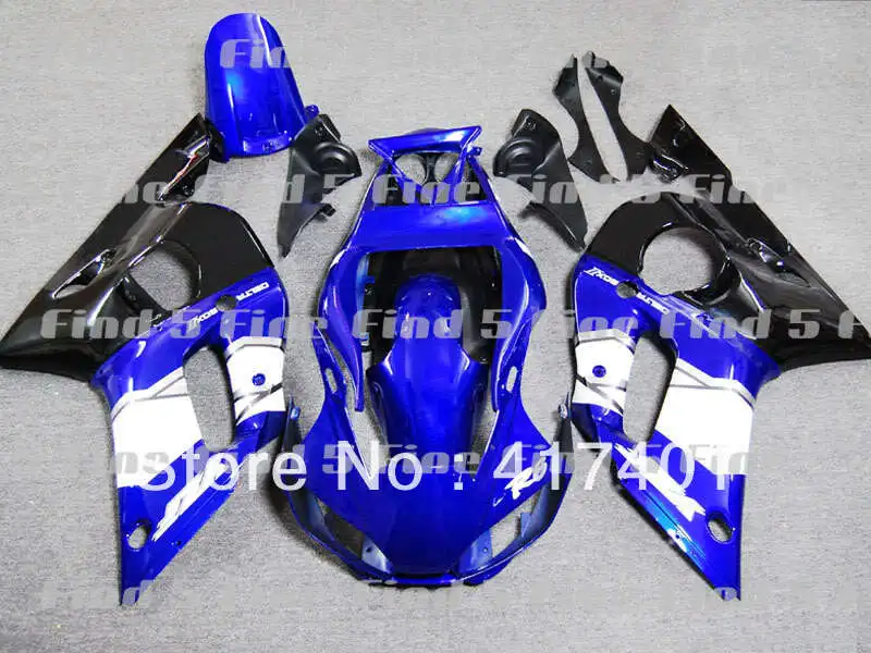 

white blue black for YAMAHA YZFR6 98-02 YZF R6 1998-2002 98 99 00 01 02 YZF-R6 1998 1999 2000 2001 2002 motorcycle fairing kit