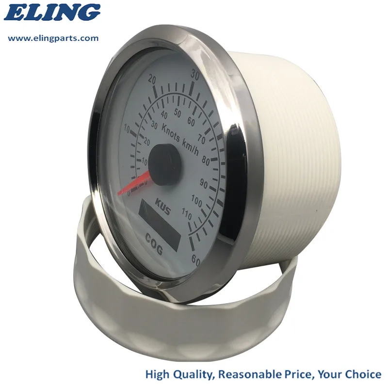 KUS Водонепроницаемый GPS измеритель скорости 0 60 узлов с курсом для лодки яхты 85 мм