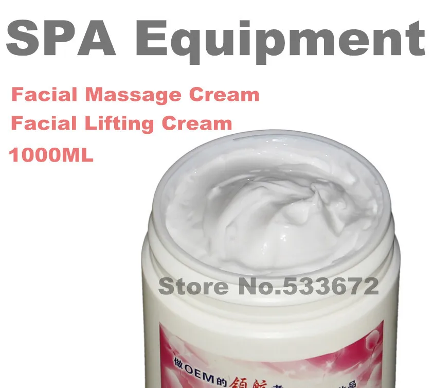 SPA Massage Cream Facial Face Lift Whitening Moisturizing Firming Lifting Cream Cosmetics Hospital Equipment 1000ML