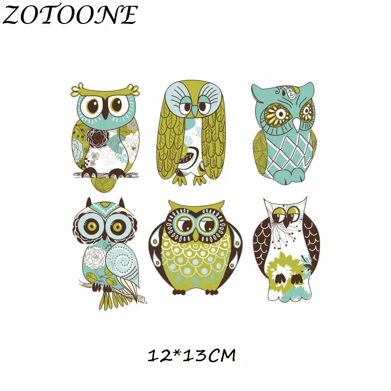 ZOTOONE DIY теплопередача милый мультфильм животных сочетание железа на патчи аппликация Детская одежда платье футболка куртка украшение - Цвет: 466