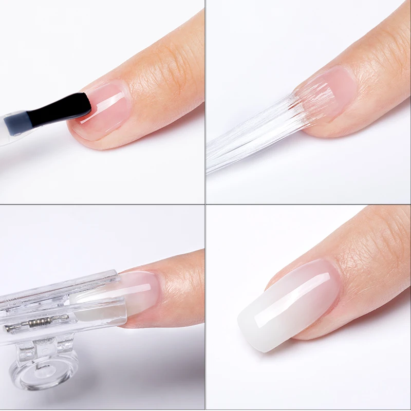 Набор для наращивания ногтей из стекловолокна ROSALIND акриловый набор 10/20 шт./лот