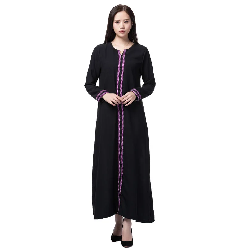Дубай Abaya исламское платье Турецкий мусульманский кафтан длинное мусульманское