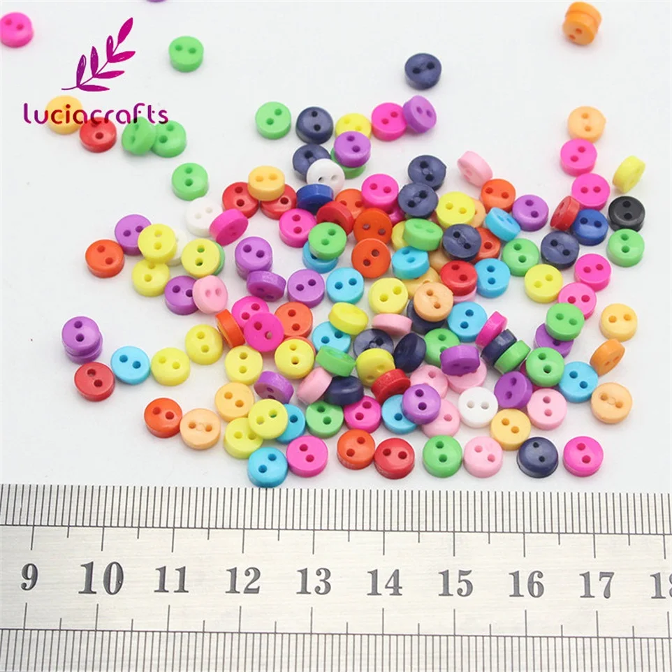 Lucia crafts 100 шт мульти-формы 2 отверстия пуговицы из полимерной глины для скрапбукинга одежда Декоративная Кнопка DIY Швейные аксессуары E0405