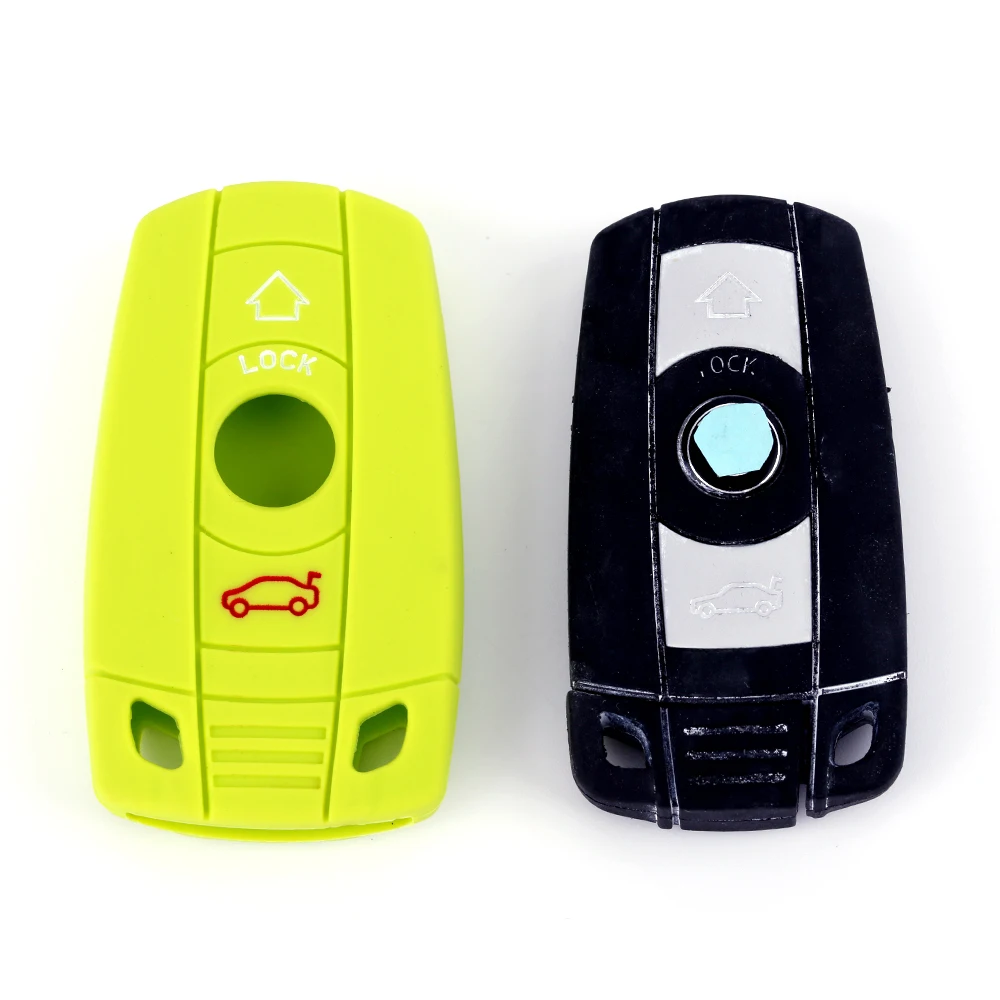 3 кнопки силиконовый пульт дистанционного ключа чехол Брелок в виде ракушки