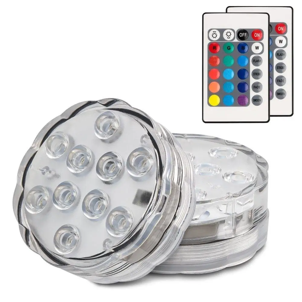 Lumi вечерние Погружные светодиодный светильник s водонепроницаемый RGB цвета с 2