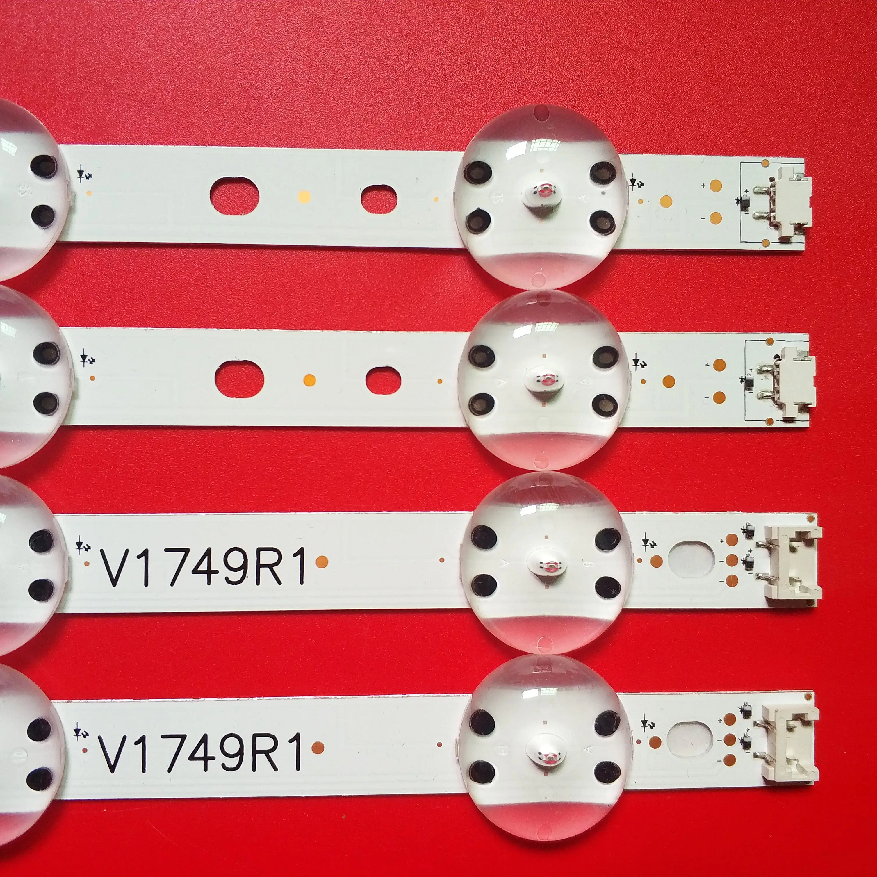 New Kit 10 set = 40PCS LED strip For LG 49UV340C 49UJ6565 49UJ670V 49 V17 ART3 2862 2863 6916L-2862A 6916L-2863A V1749L1 | Лампы и