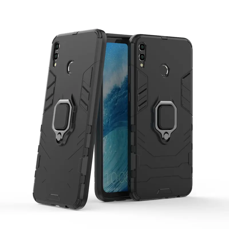 Противоударный чехол для huawei Honor 8X Max 3D Shield PC + силиконовый телефона Fundas