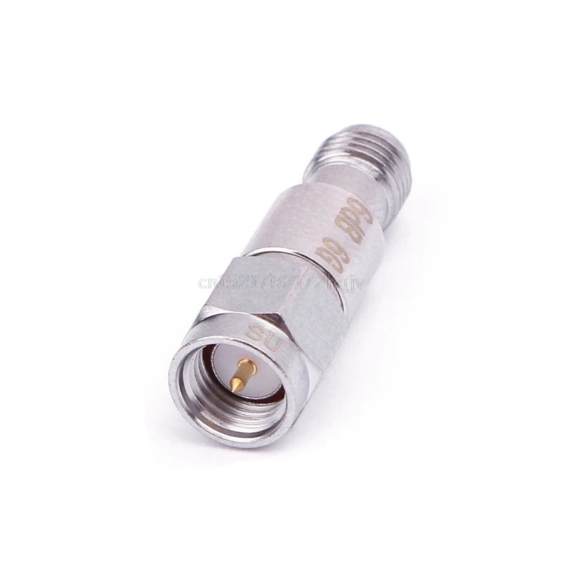 6DB 2 Вт SMA DC-6GHz коаксиальный фиксированный аттенюаторы частота 6 ГГц SMA фиксированные разъемы N05 Прямая поставка - Цвет: 6DB