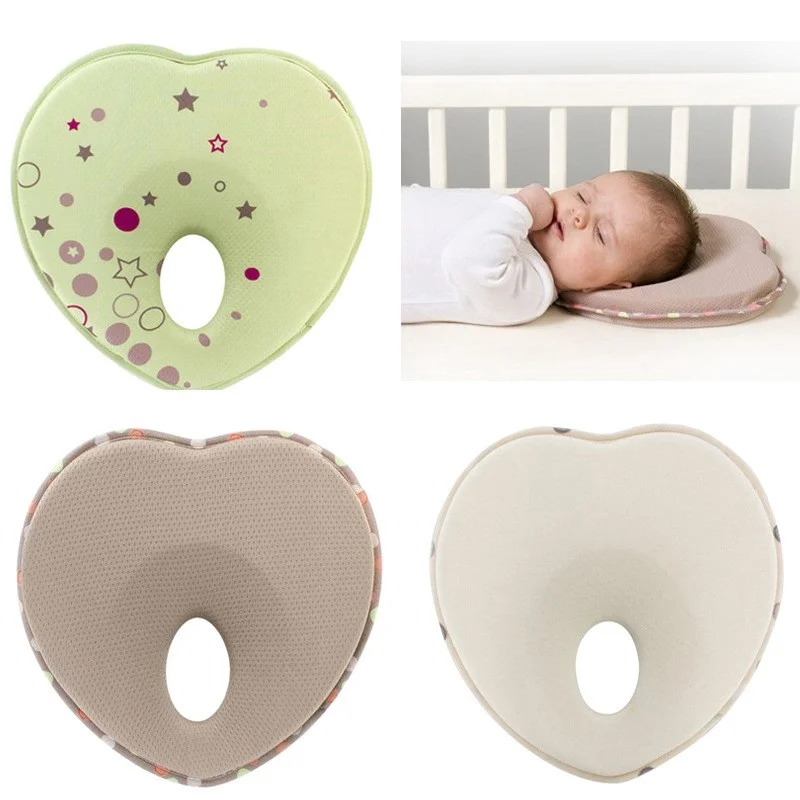 

Patented Pillow Baby Infant Head Support & Flat Head Syndrome Prevention Pillow for Baby Bed Crib Newborn Accessories Room
