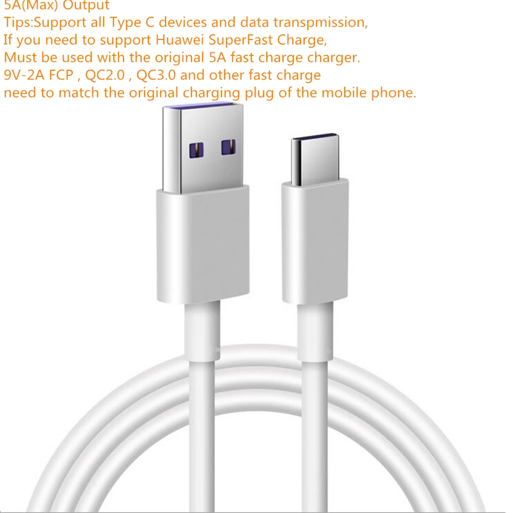 

Type C Cable USB For Meizu 18,18 Pro,18X,18S,18S Pro,17,17 Pro 5G 5A Data Sync Long Charging Wire Phone Charger Line 1M 2M 3M