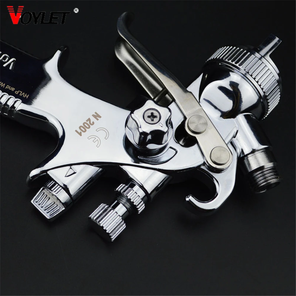 Hot Brand Voylet N2001 Nozzle 1.3/1.7MM 600ML HVLP Auto Spray Gun Paint Tool Used For Car Vehicle Airbrush Painting Cars | Инструменты