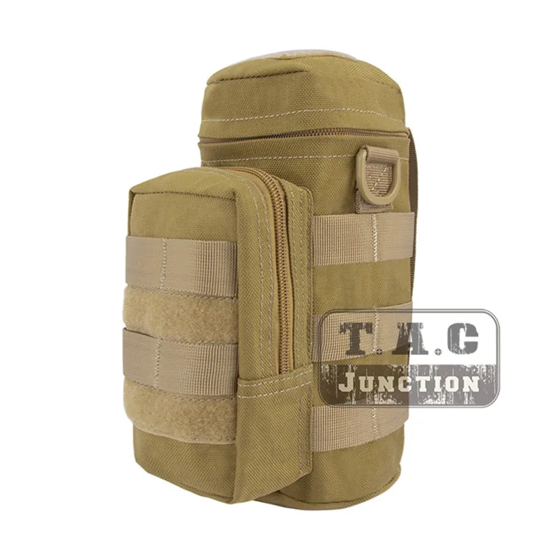 Emerson тактический MOLLE H2O гидратация бутылки воды перевозчик Карманный чайник утилита мешок EmersonGear воды сумка поясные сумки на плечо - Цвет: KH