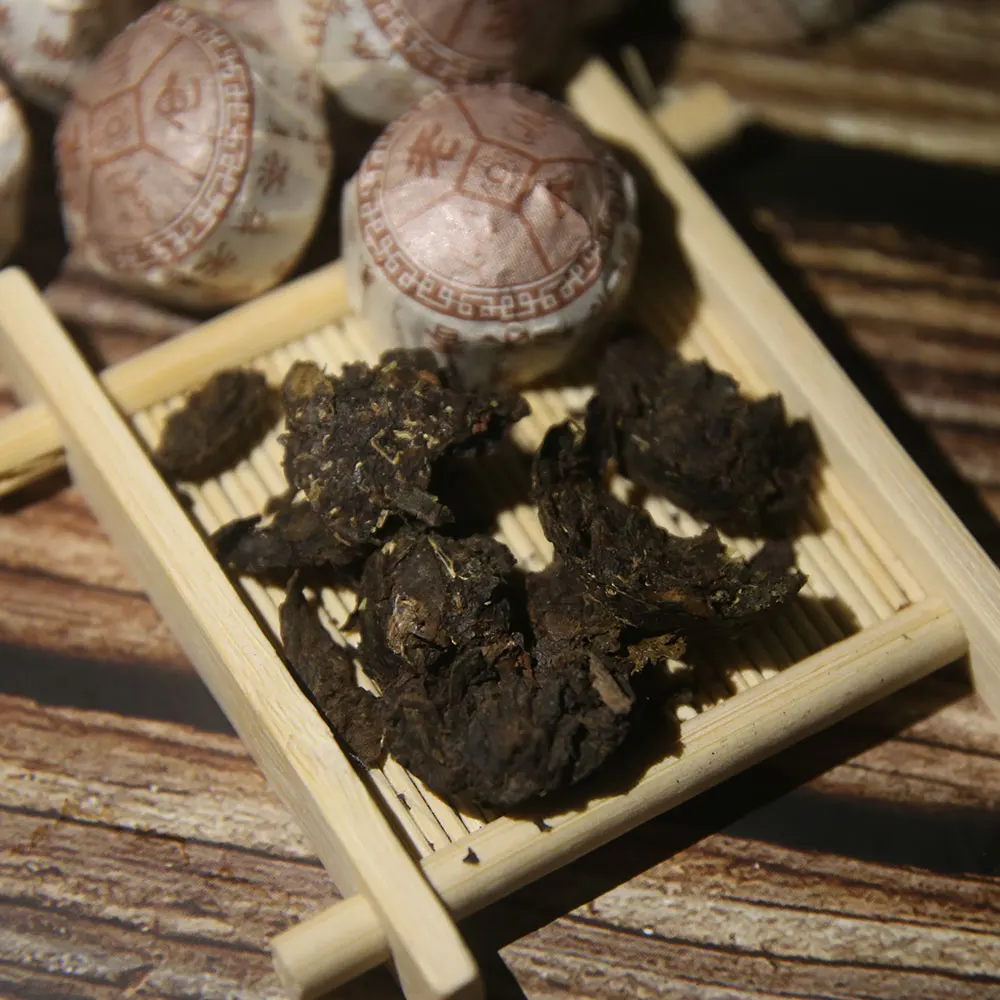 Laocang года мини спелый Pu'er Tuocha клейкий Аромат Риса Шу ПУ-эр Чай Tuo Cha