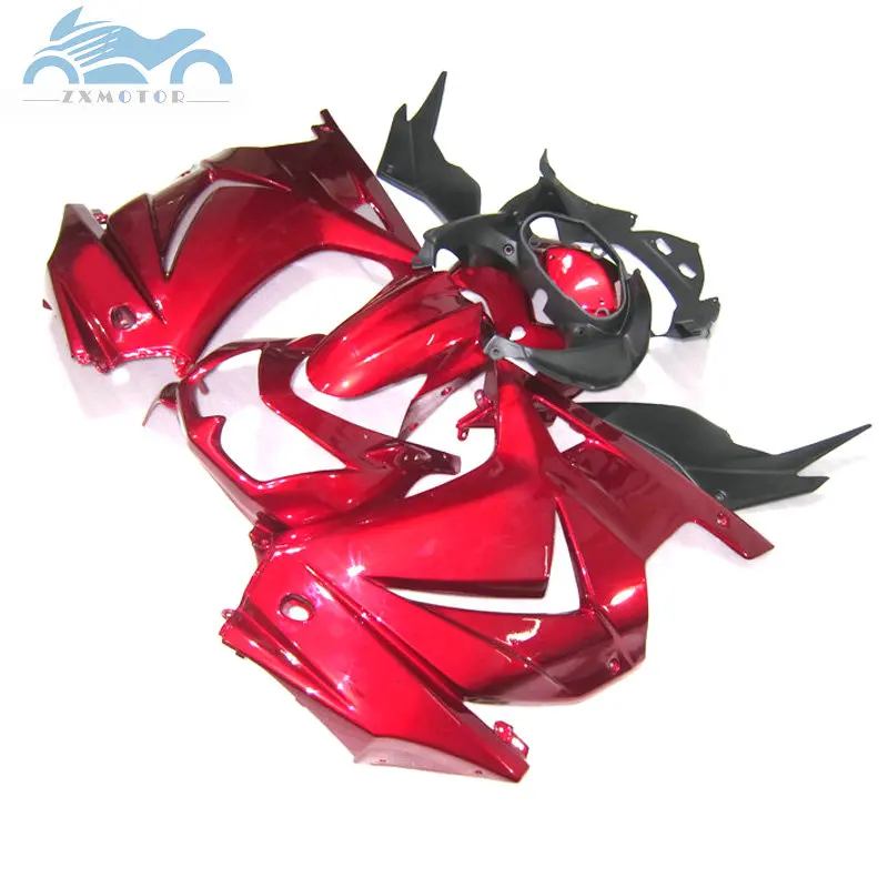 Injection molding for Kawasaki Ninja fairings kit 250r 2008 2009 2011 2014 ZX250 08-14 dark red motorcycle ABS fairing EX250 |