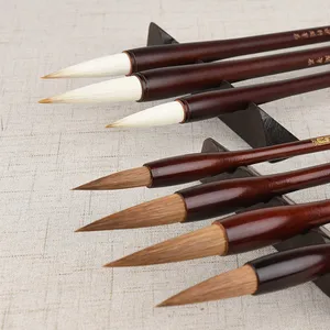 Набор кистей для китайской каллиграфии, большой набор кистей для рисования и письма с натуральными волосами из Weasel Hair