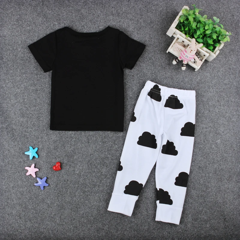 Новинка 2016 летний стильный Детский комплект комплекты для маленьких мальчиков и