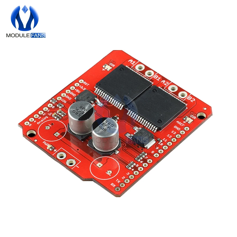 Двойной модуль VNH2SP30 плата драйвера для шагового двигателя DC 16 в 30 А Arduino Monster Moto